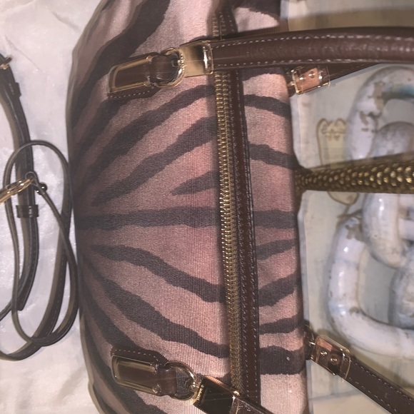 Coach zebra print satchel bag - Picture 7 of 8